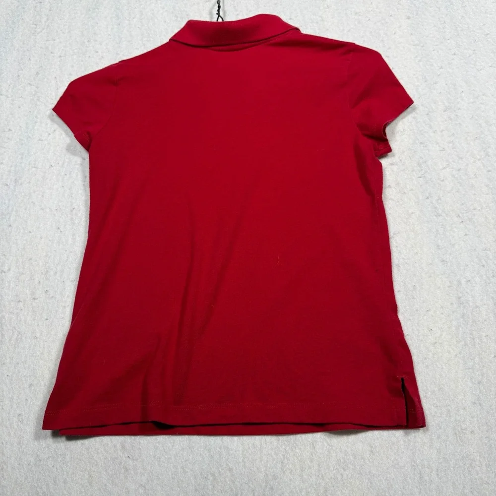 Old Navy Kids Red Short Sleeve Polo Shirt School Uniform Size L 10-12